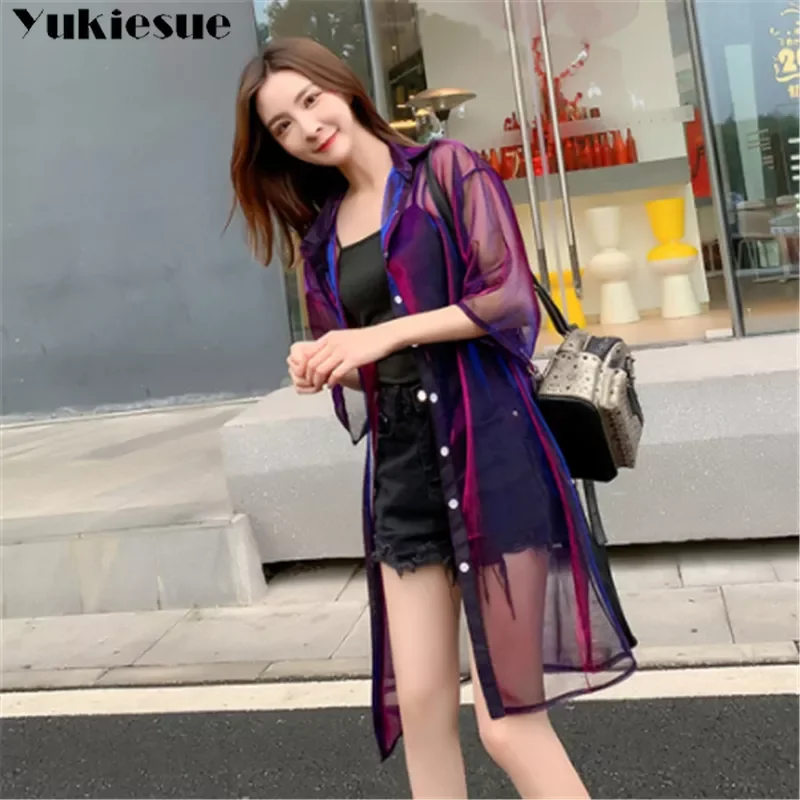 

2019 summer women's shirt blouse for women blusas woman womens tops and blouses mujer lace mesh shirts ladie's top
