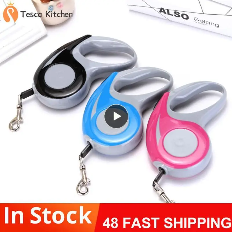 

Can Withstand The Pull Of Dogs On The Dog Chain Pet Dog Rope Telescopic Dog Chain The Hook Can Rotate 360 ° Comfortable Grip