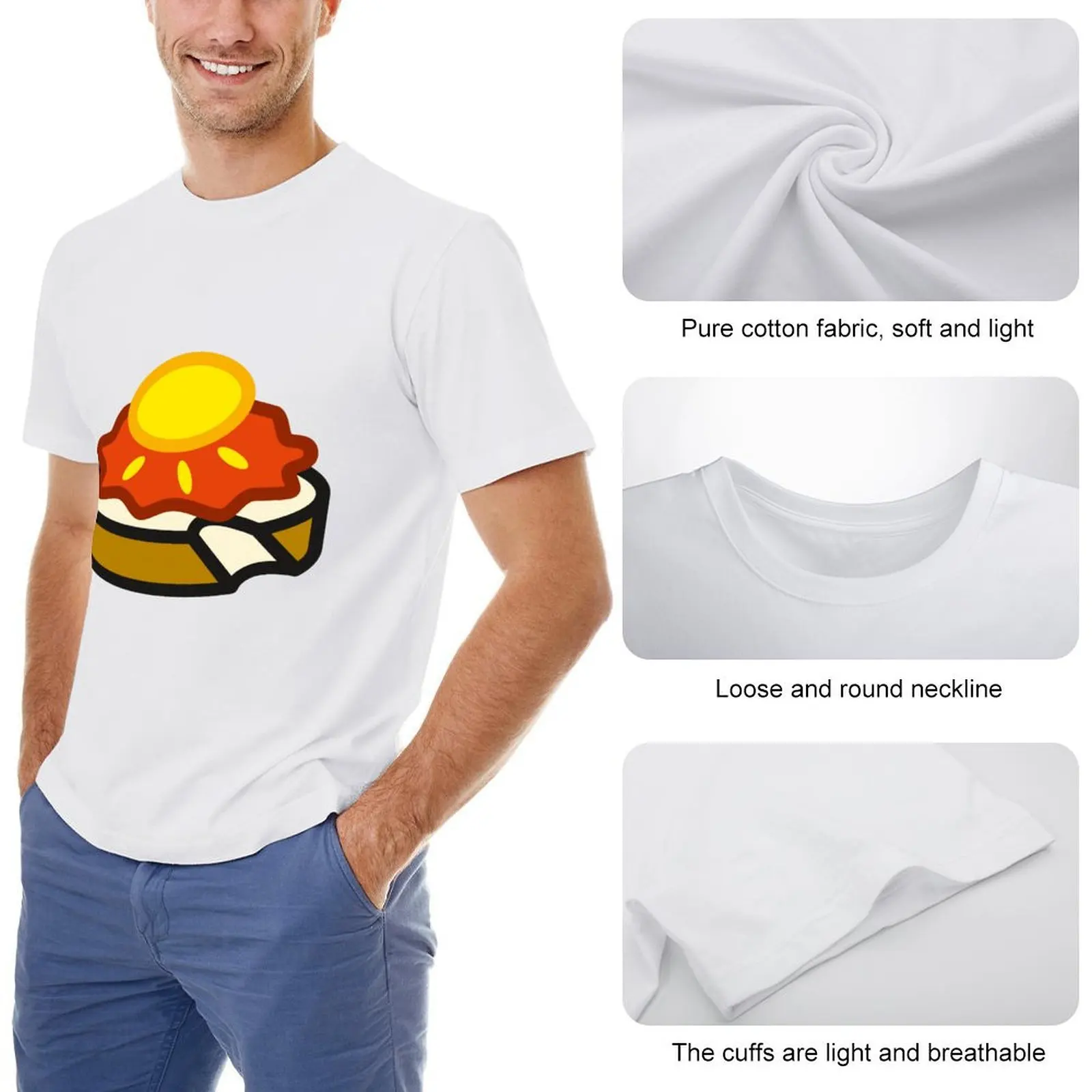 Футболка с клубничным джемом и медом возвышенная одежда на день Святого