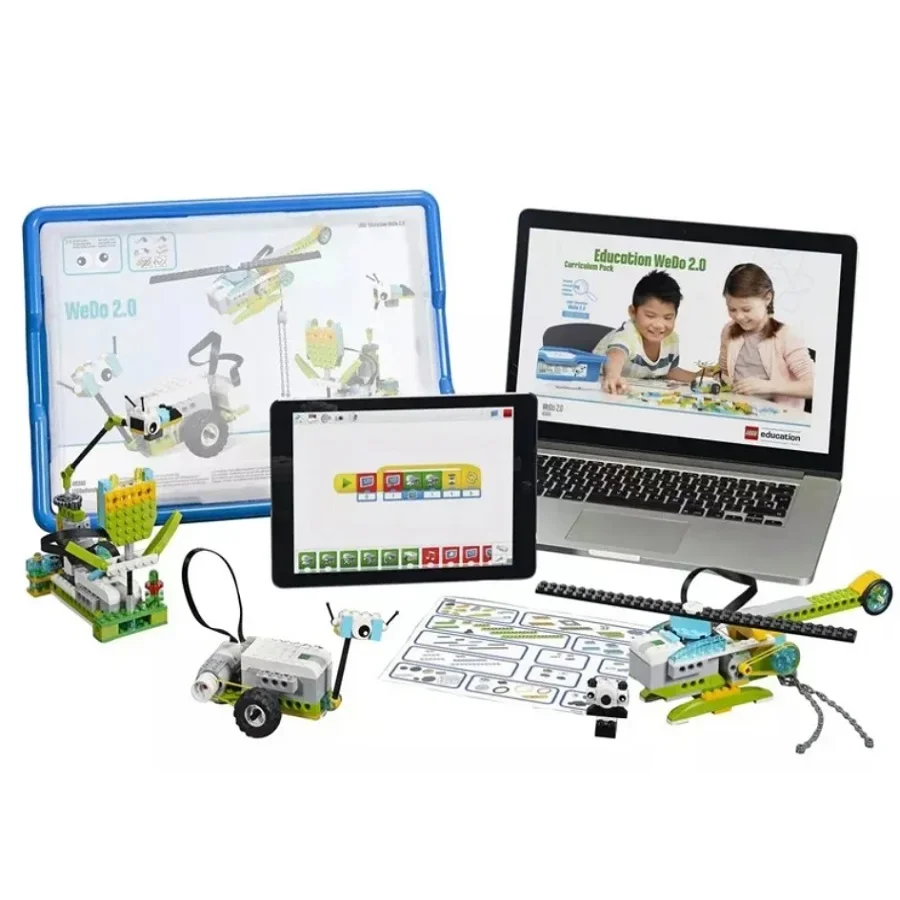 Фото НОВЫЕ строительные блоки WeDo 2,0, набор датчиков для строительных двигателей робототехники, совместимый с Wedo 2,0, обучающая электрическая игрушка STEM «сделай сам» №4