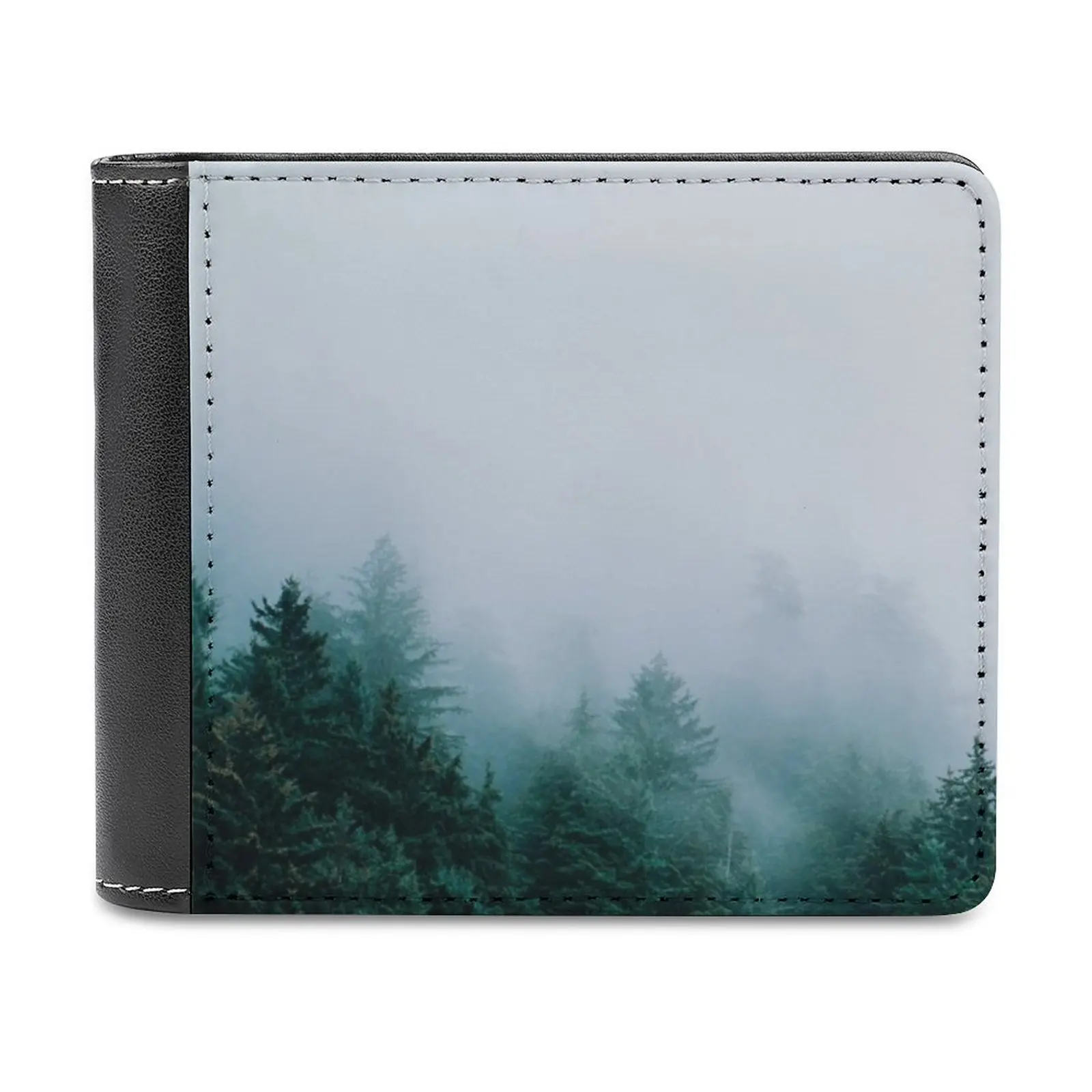 

Новинка, мужские кошельки из аляски Misty coniers-Juneau, мужской кошелек, высококачественный мужской кошелек с изображением гор, сосновых деревьев, ...
