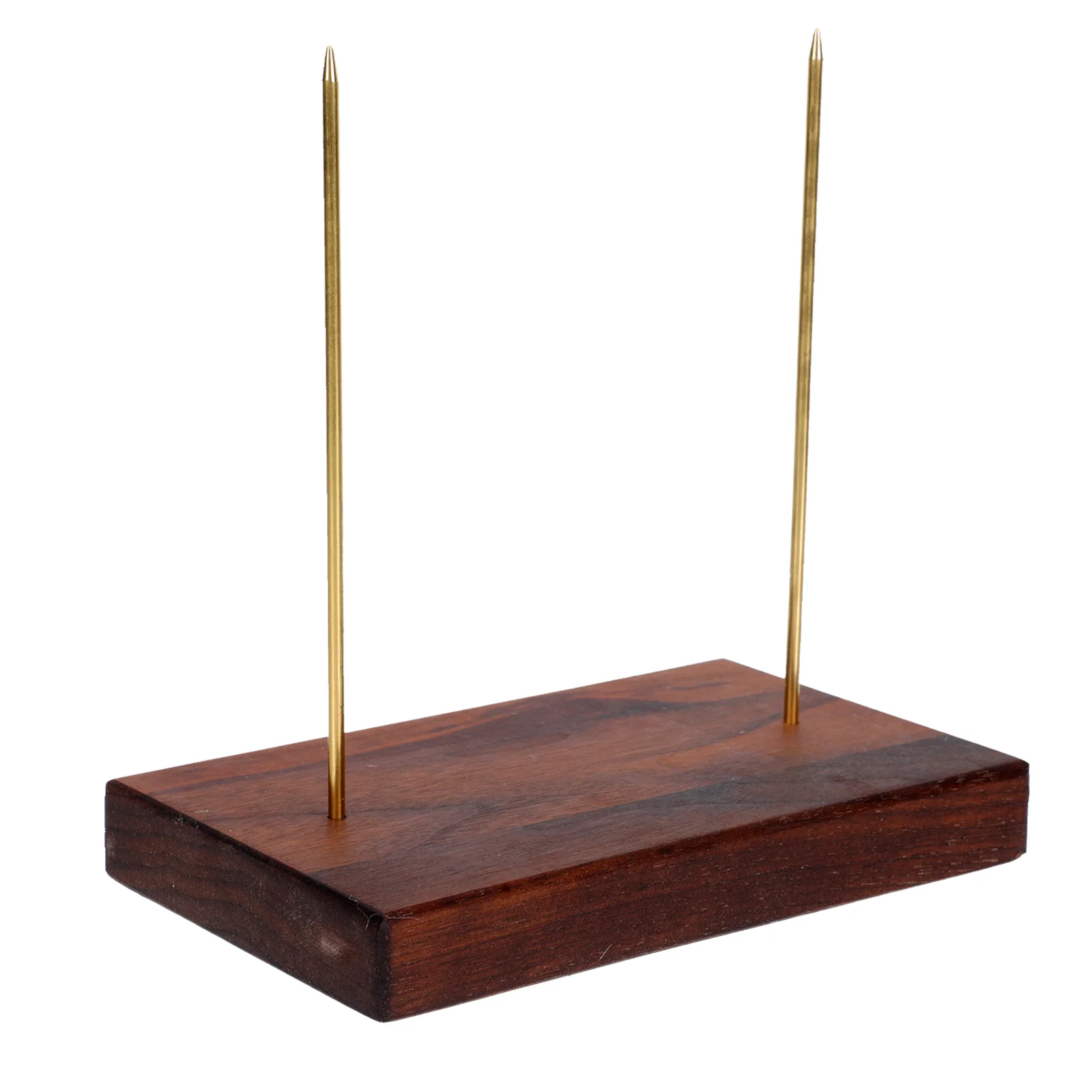 

Holder Receipt Spike Restaurant Check Billfork Stick Spindle Memo Desk Note Paper Stand Ticket Wooden Straight Rod