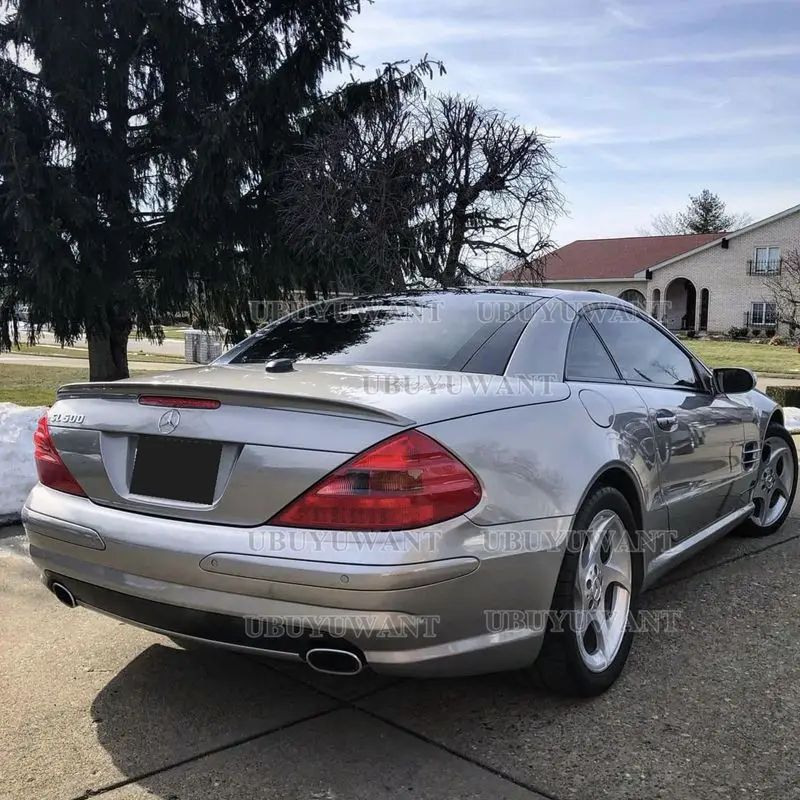 

UBUYUWANT Carbon Fiber Back Trunk Spoiler Rear Boot Lip Spoiler Wing Rear Spoiler Wing For Mercedes-Benz SL Class R230