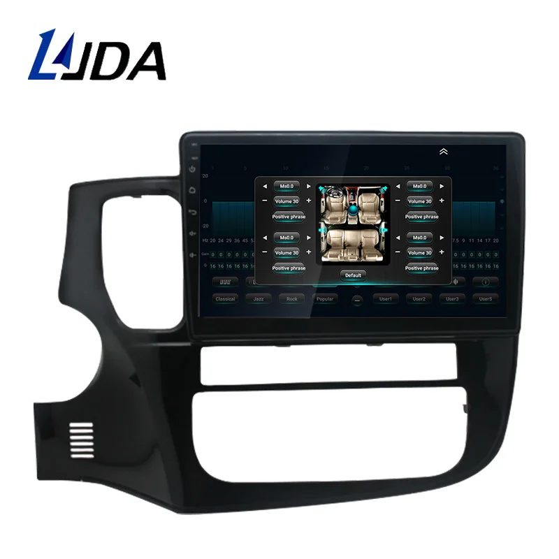 Автомобильный мультимедийный плеер 8G + 128G Android 11 для Mitsubishi Outlander 3 2012 - 2018 2 Din