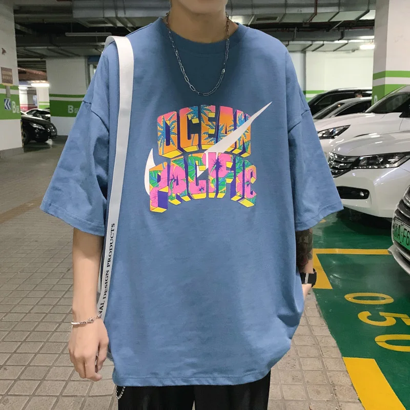 

2022 Повседневная футболка с аниме принтом для мужчин и женщин, уличная одежда, модная футболка с круглым вырезом в стиле хип-хоп, повседневны...