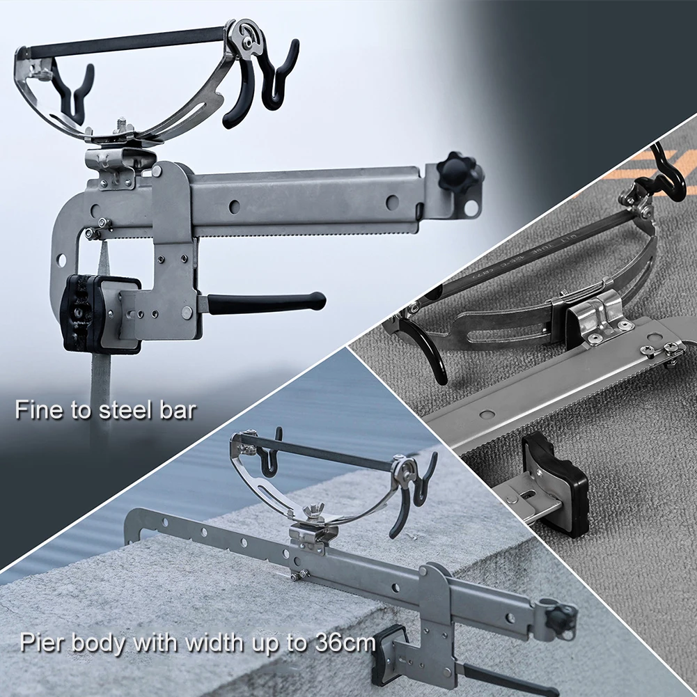 

Регулируемая стойка для удочки LEO, из нержавеющей стали