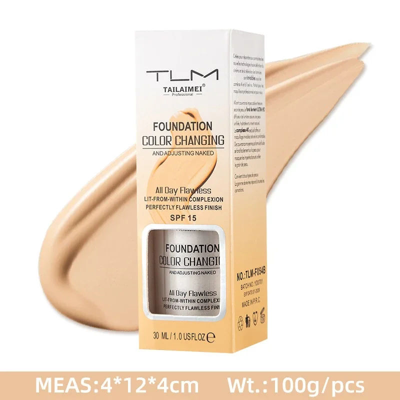 Тональный крем Magic Color Changing Foundation Liquid Soft Matte Стойкая увлажняющая основа под макияж