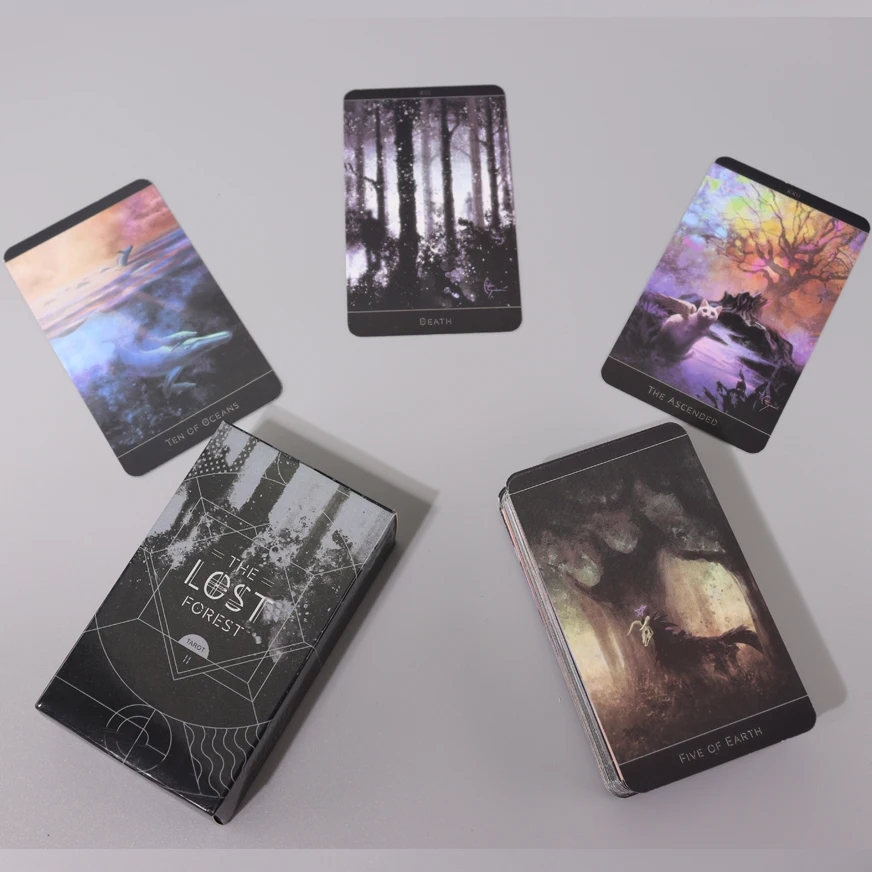 

78 Pcs New Arrival The Lost Forest Tarot Cards Deck Board Game Fortune-telling Oracle For Fate Divination Entertainment