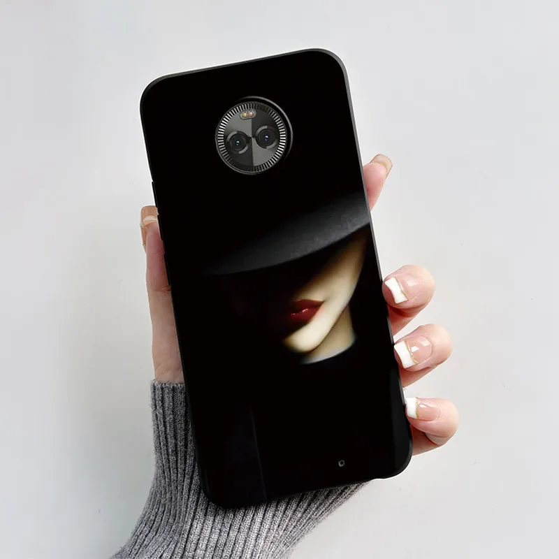 For Moto X4 Case XT1900 Fashion Love Heart Cat Cartoon Shockproof Soft Silicone Phone Cover Motorola MotoX4 X 4