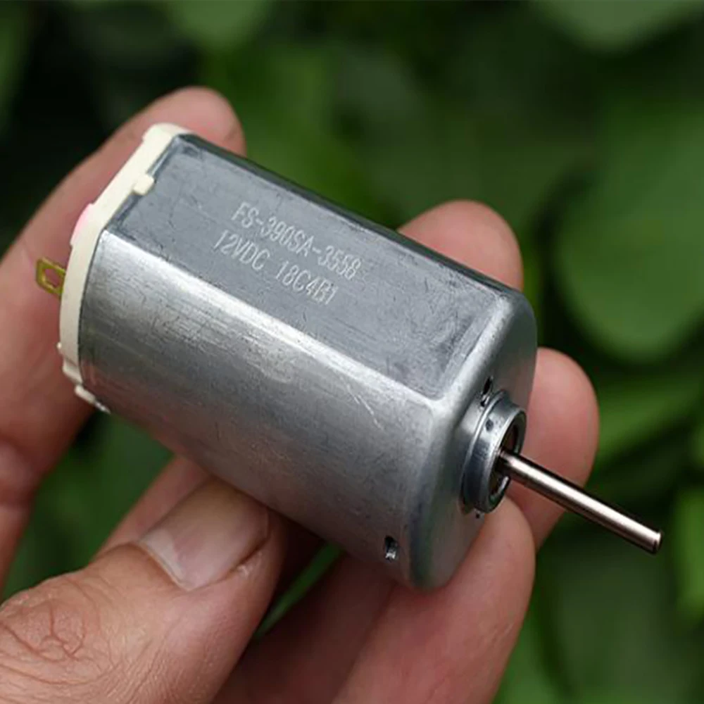 1 шт. 390SA-3558 DC 12 В 15000 об/мин высокоскоростной мощный большой крутящий момент 28 мм плоский Электрический двигатель для электрических машинок для стрижки волос