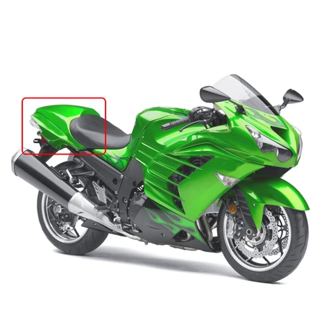 Для Kawasaki Ninja ZX-14R ZX14R 2006-2010 2011, мотоциклетный задний чехол из углеродного волокна, жесткий чехол на сиденье, обтекатель ZZR1400 2012-2018