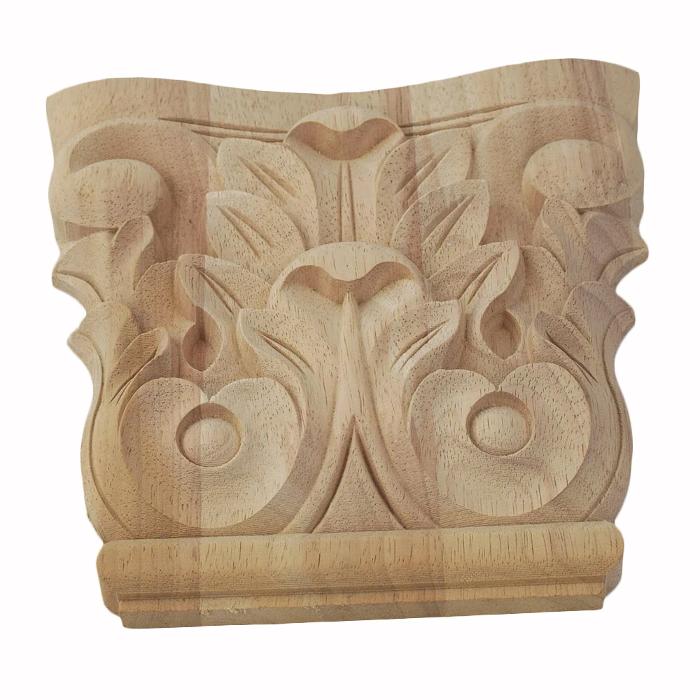 European Wood Door Carving Applique Figurines Decoration Rome Stigma Vintage Home Decor Artesanato Craft Figurine Accessories