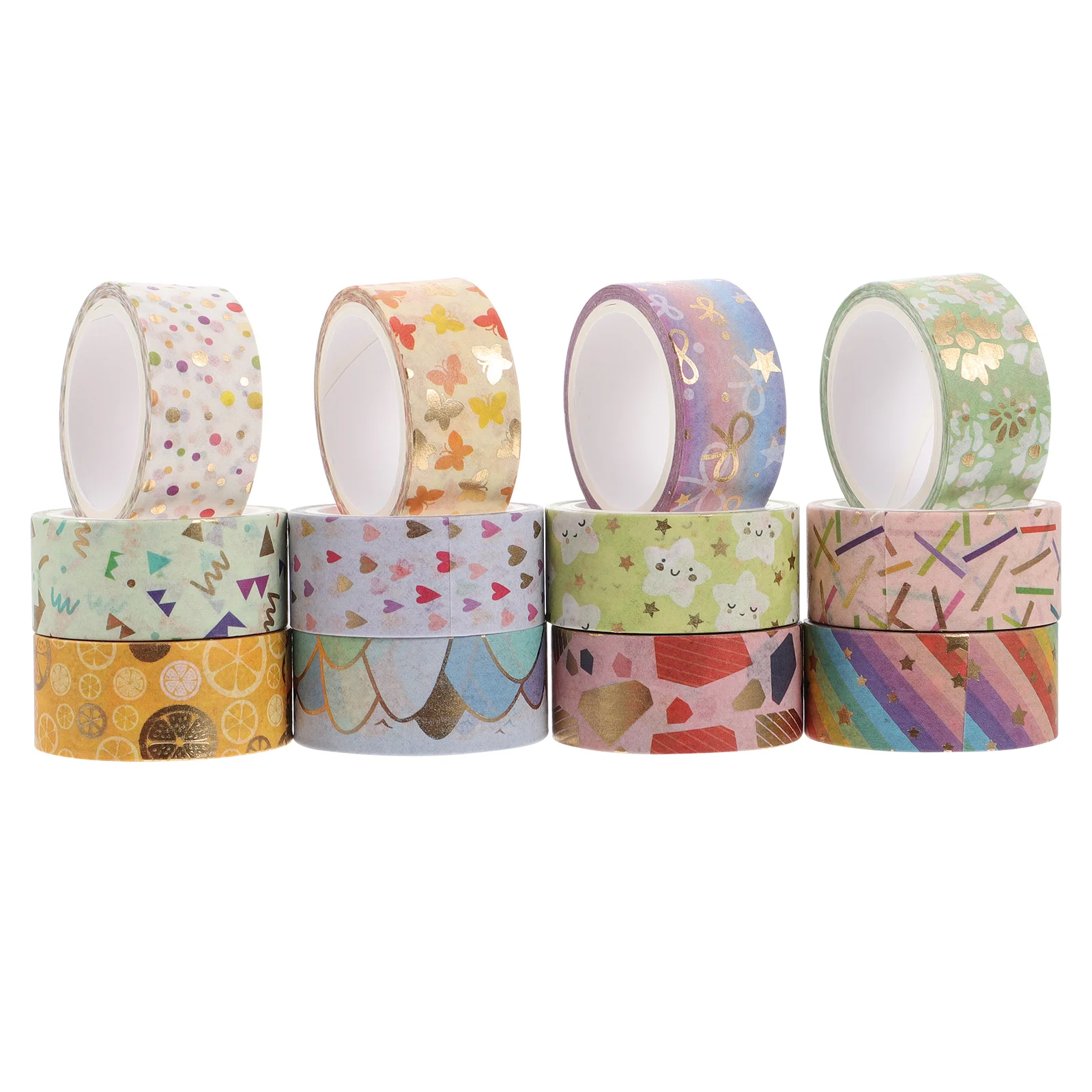 

Tape Washi Masking Paper Wrappinggift Goldwide Scrapbooking Kawaii Stickers Decorative Cuteaesthetic Crafts Japanese Diy Tapes