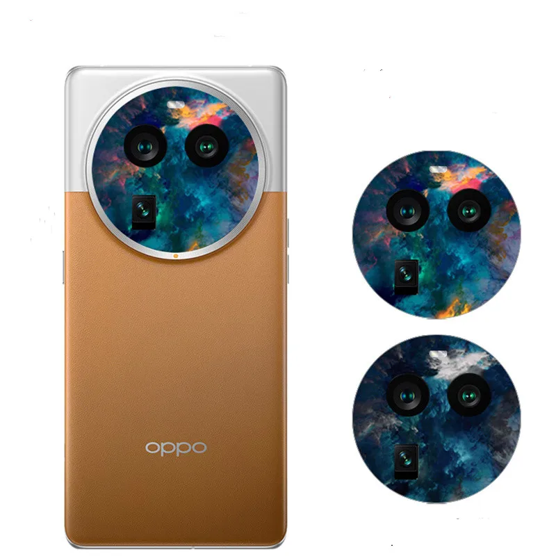 

2PCS Colorful Camera Lens Sticker For Oppo Find X6 PRO Screen Protector For Oppo Find X6 Protective Flim Skin