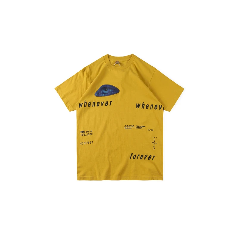

Oversized Cactus Jack Travis Scott T-Shirt Men Women Cactus Jack Digital Eye Tees Top Tee oversized T shirt men clothing