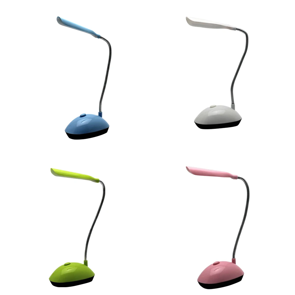 

1 2 3 5 LED Desk Lamp Eye Protection Portable Reading Studying Light Green