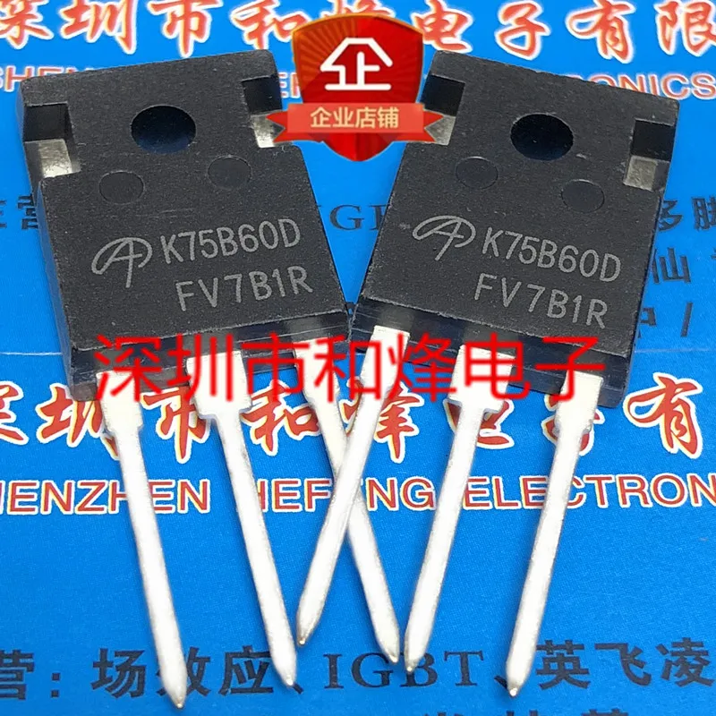 

5 шт.-10 шт. AOK75B60D K75B60D IGBT TO-247 600V 75A Новый и оригинальный на складе