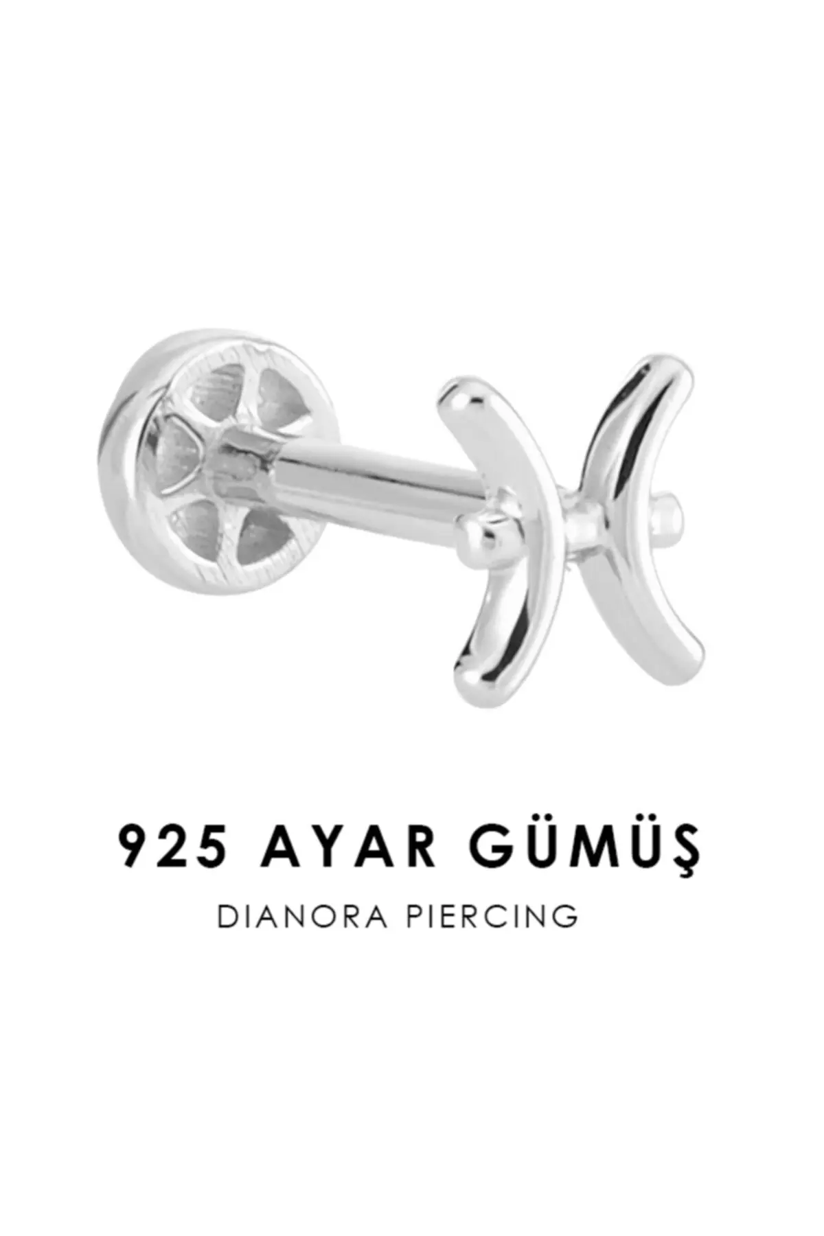 

Piscean Silver Tragus Piercing