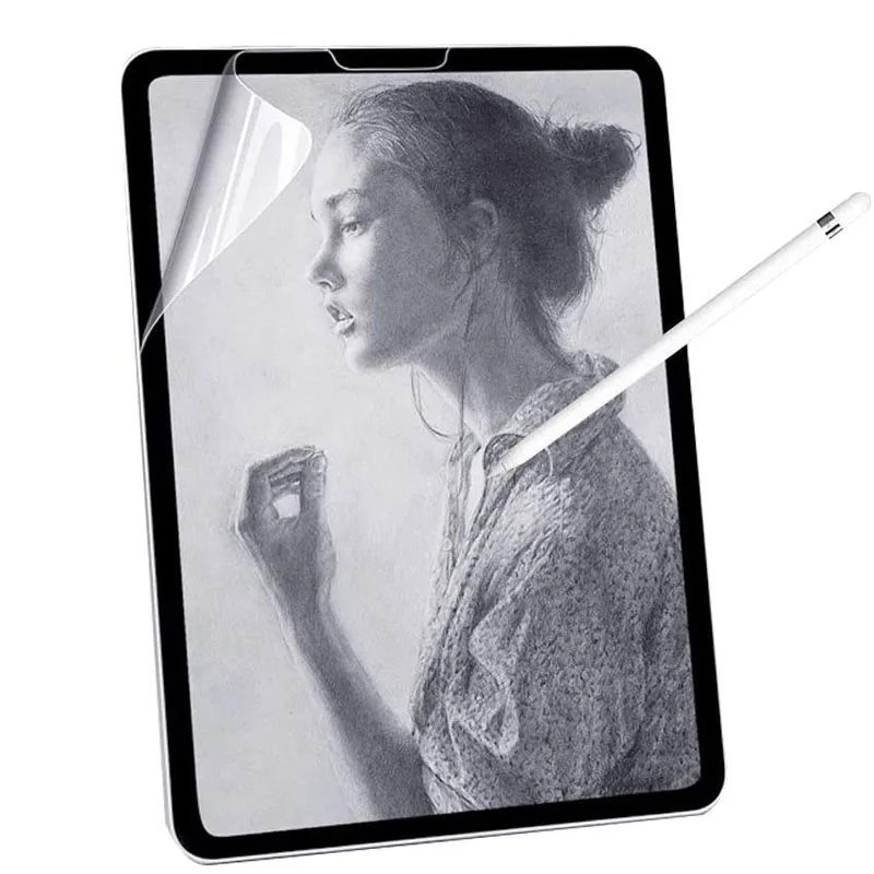 

2020 iPad Pro 12.9 Paper Like Screen Protector Film Matte PET Painting Write Touch Screen Film For Apple iPad 2018 Pro 12.9 Film