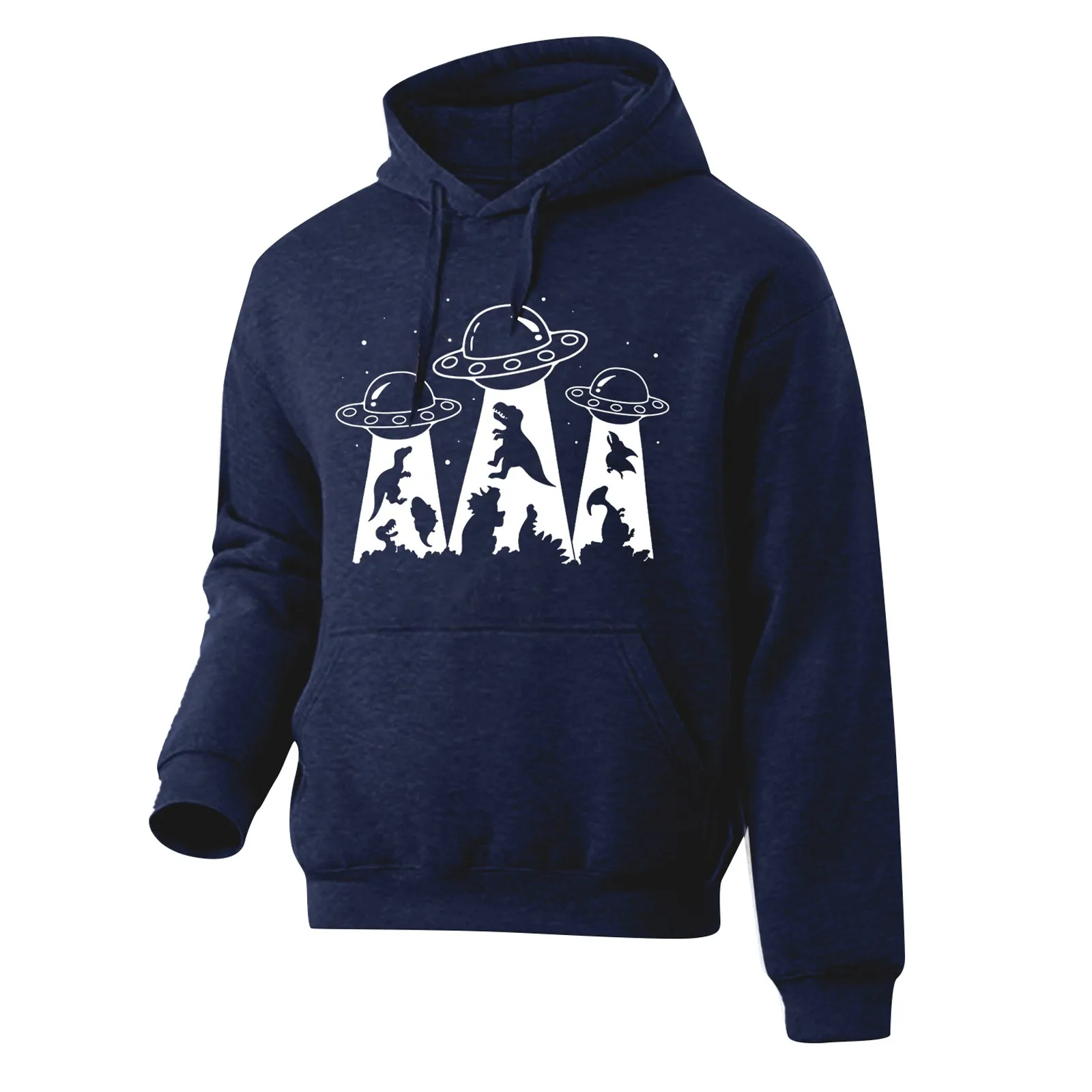 

Men's Autumn And Winter Fashion Casual Letter Pattern Printed Hoodie With Pocket Velvet Front Zip Hoodie Men