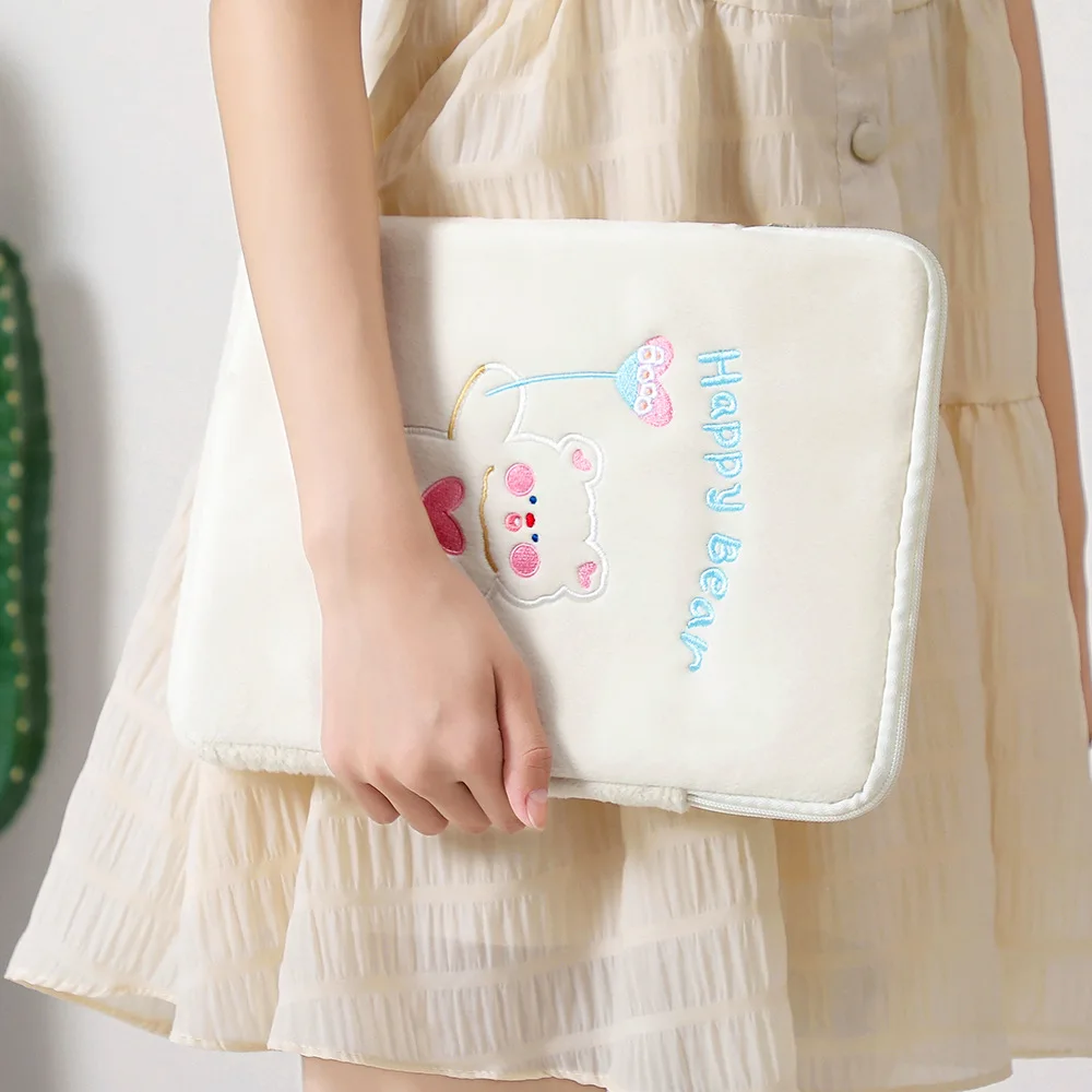 Cute Plush Sleeve Bags For Samsung Galaxy Tab S6 10.5 SM-T860 T865 S6 Lite 10.4 
