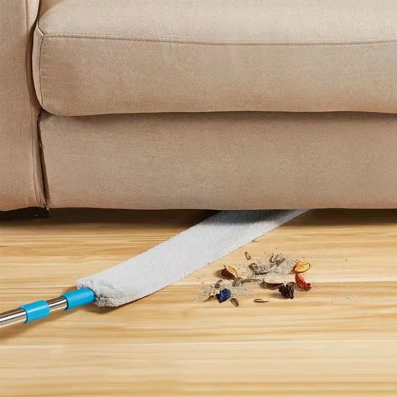 

Practical Household Dust Cleaning Brush with Non-woven Cleaning Cloth Long Handle Dust Gap Brush for Home Cleaning Tool