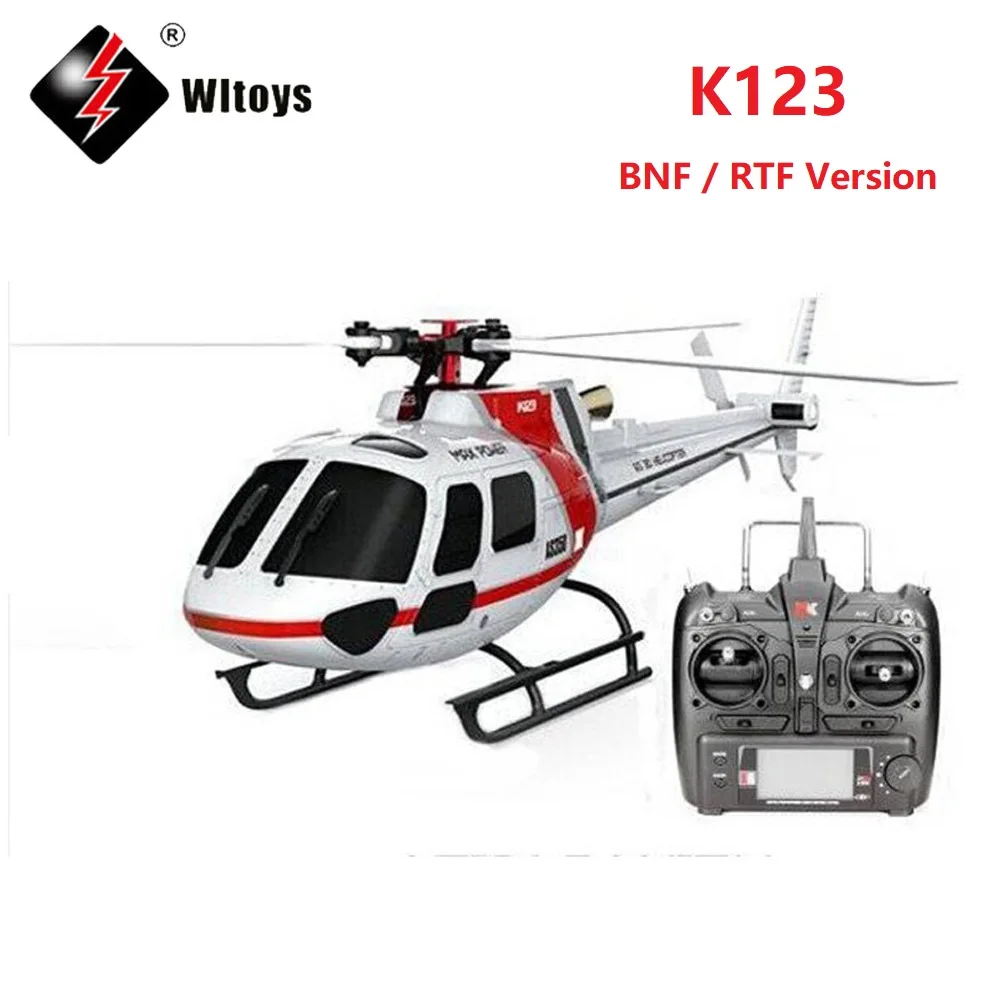 WLtoys XK K123 6CH бесщеточный AS350 масштаб 3D6G режимы RC вертолет RTF обновленный бесщеточный двигатель RC Квадрокоптер игрушки для детей