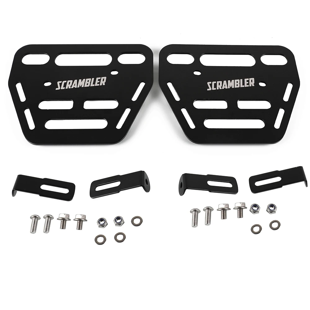

Motorcycle Luggage Rack Saddle Side Bags Brackets Mounting FOR Ducati Scrambler 620 / 800 Desert Sled 2017-2021 2020 2019 2018