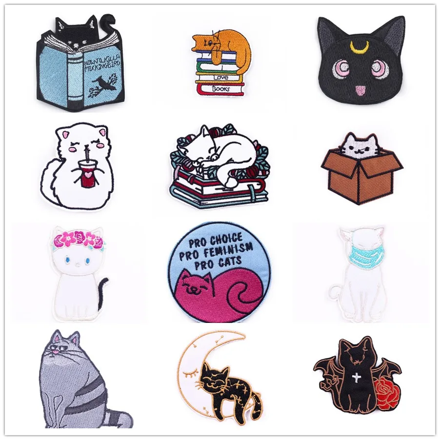 

10 шт. нашивки с вышивкой животных, одежда с вышивкой, материал для ремонта телефона, Подарочная коробка, Декор, аксессуары «сделай сам»