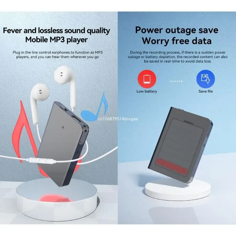 Беспроводной диктофон слуховой с воспроизведением звука портативный для