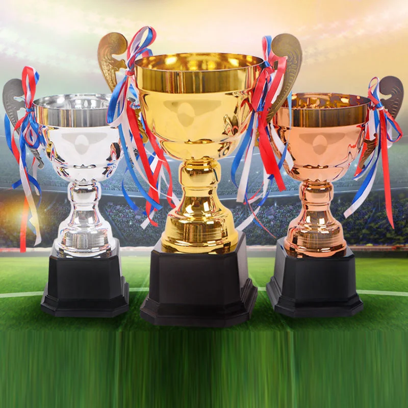 Корона Металлическая Золотая Серебряная Медная Трехцветная Опциональная Трофейная Командная Спортивная Футбольная Баскетбольная Игровая Общая Большая Домашняя Декорация.