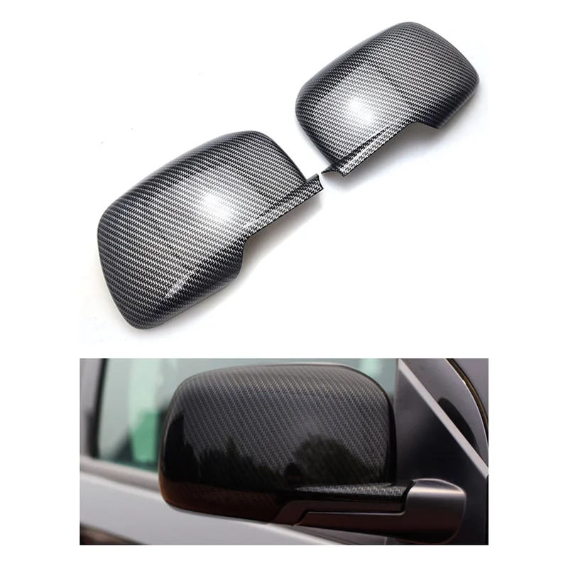 

For Dodge Journey JUCV Fiat Freemont 2009-2020 Car Rearview Mirror Covers Side Wing Mirror Caps Carbon Fiber