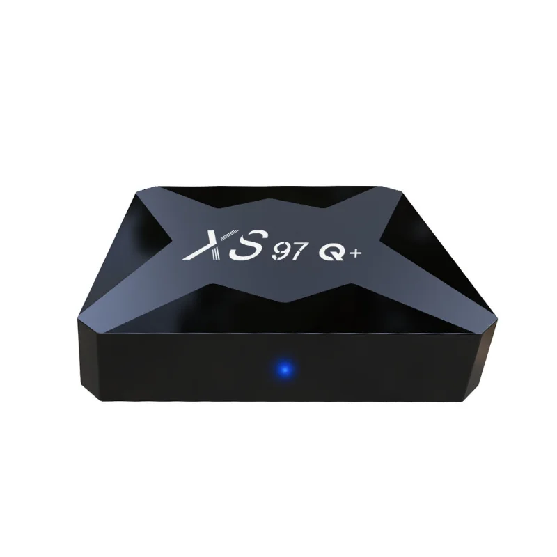 New Mini Android10 XS97 Q Plus TV Box H313 HD Android Box 1+8GB XS97 Permanent Free APP Channels Set-top Box