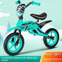 lazychild new childrens balance car 3 to 8 years old without pedals two wheeled scooter with music light steady step bicycle