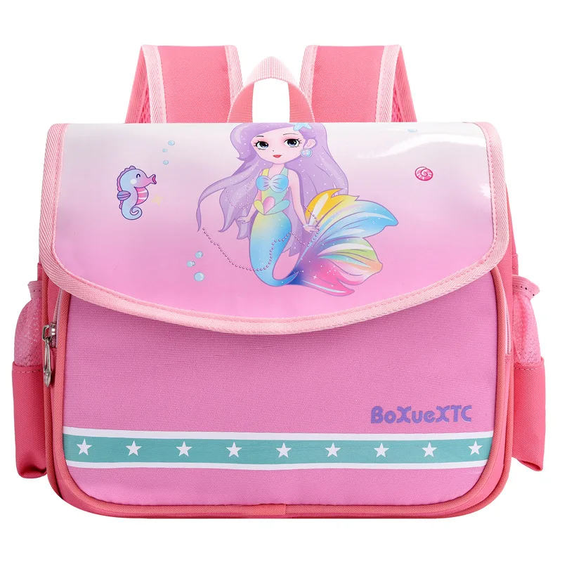 New Children Mermaid Student Horizontal British School Bags Girls Boys Simple Fashion Leisure Backpacks In Kindergarten Mochila