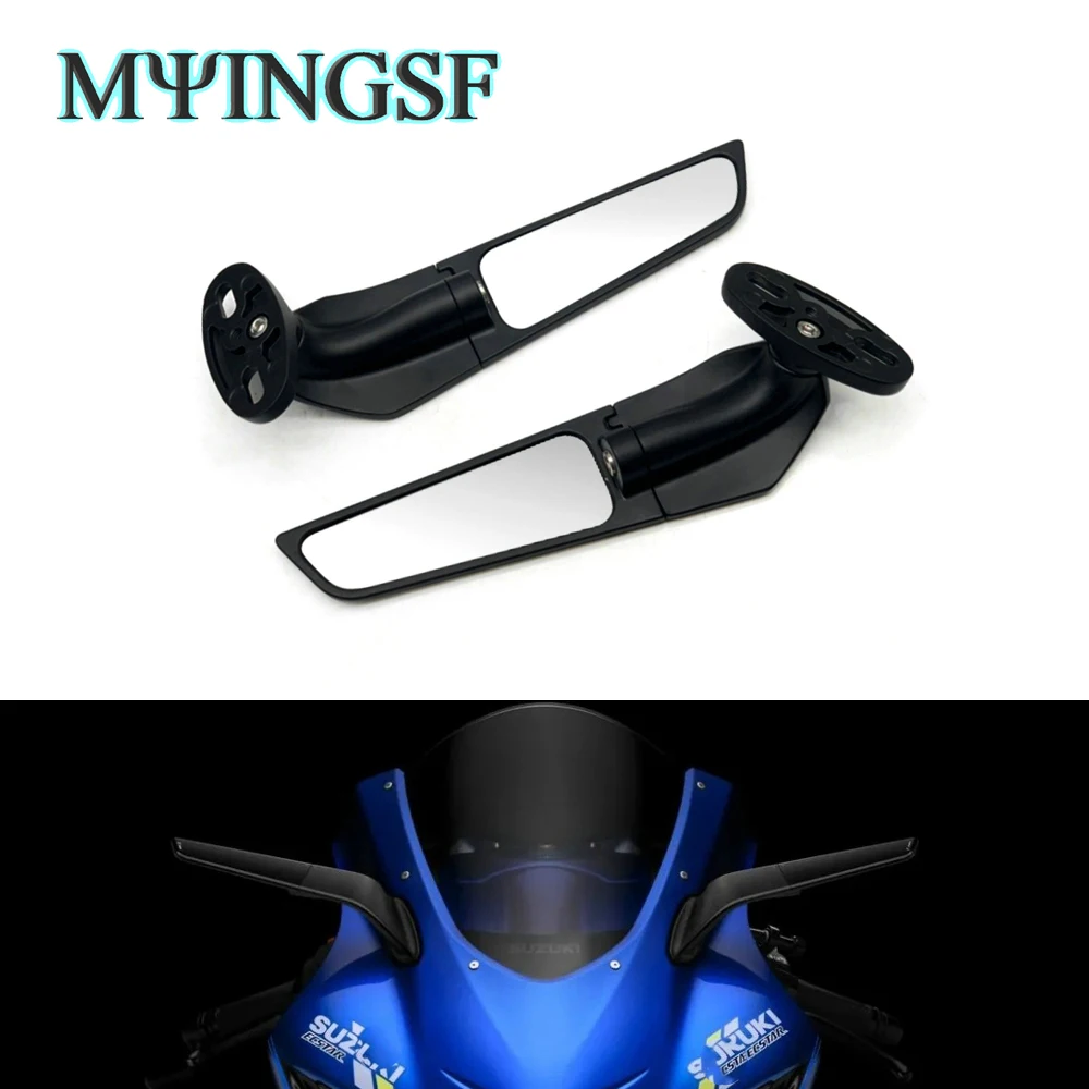 

Motorcycle Wing Mirrors Adjustable Rotating Rearview Side Mirror For BMW S1000RR 2009-2011 2012 2013 2014 2015 2016 2017 2018