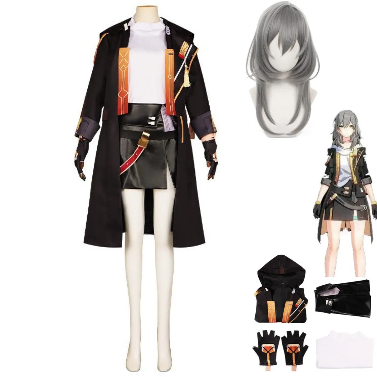 

Женский костюм для косплея из аниме «Игра Honkai: Star Rail»