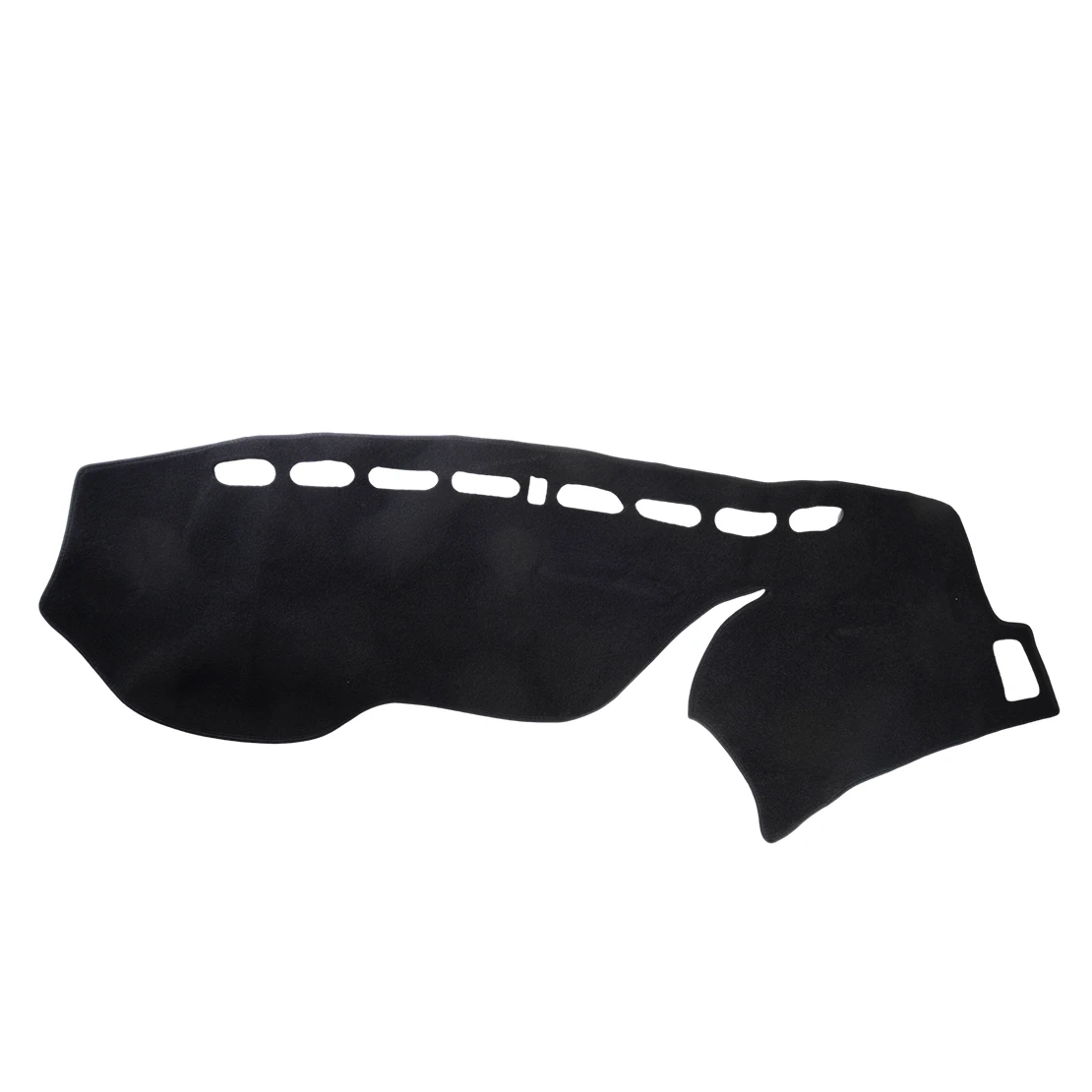 Черный полиэстеровый автомобильный коврик для приборной панели защитная