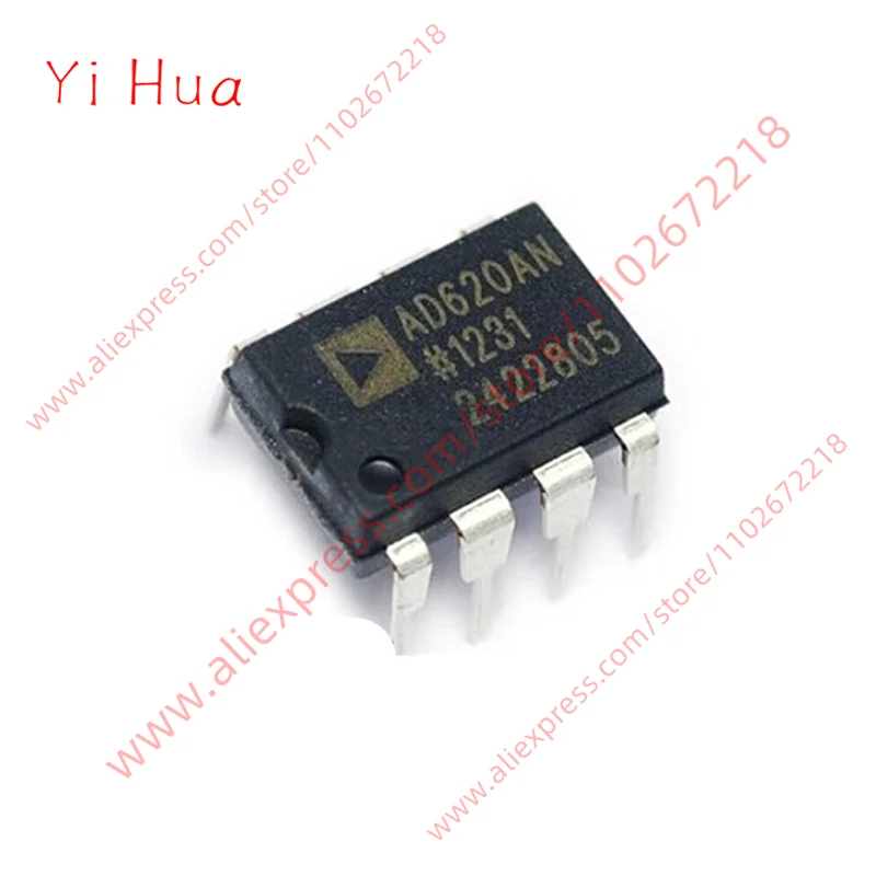 

1PCS New Original AD620ANZ Instrumentation Amplifier DIP-8 AD620AN
