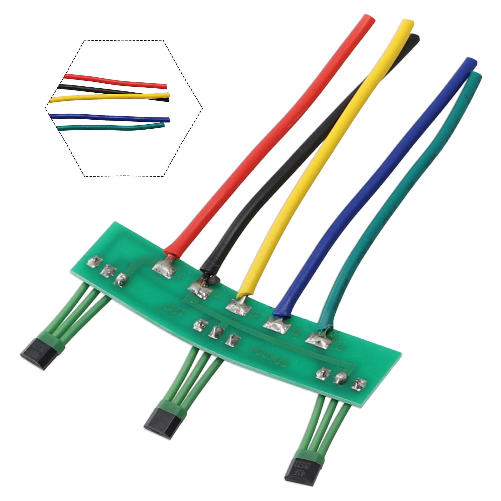 Высокое качество Ebike Hall с проводом 43F Crcuit Board Датчик двигателя Сменные аксессуары