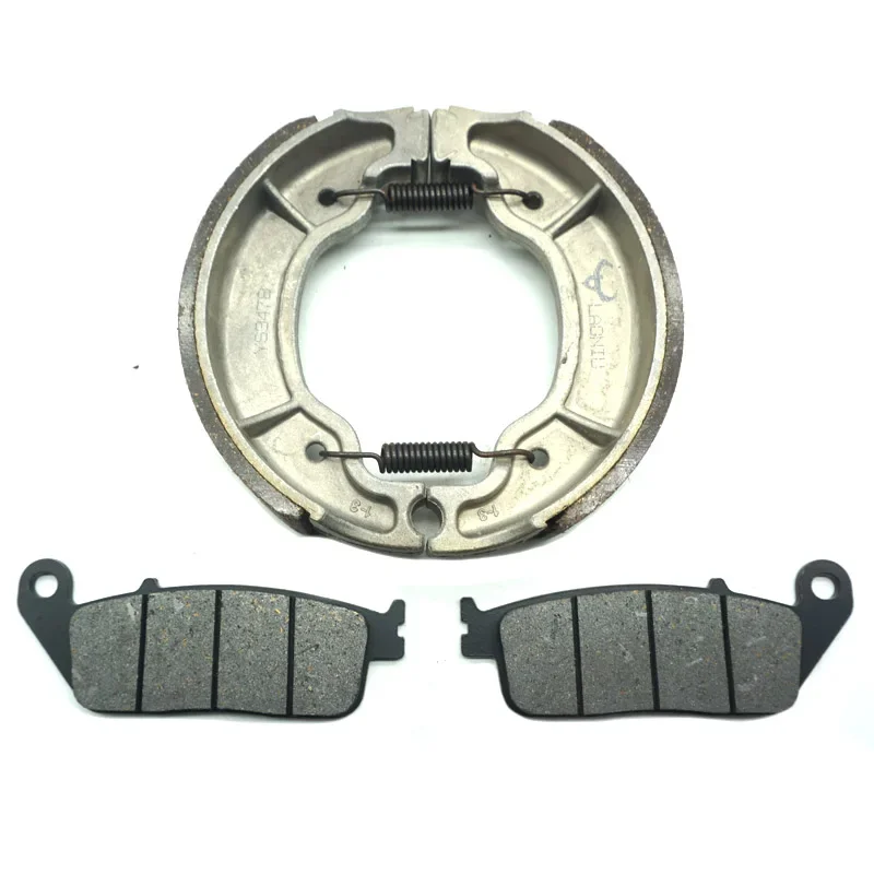 Комплект колодок для передних и задних тормозных мотоцикла YAMAHA YP125C/E Majesty 2005 YP125F1