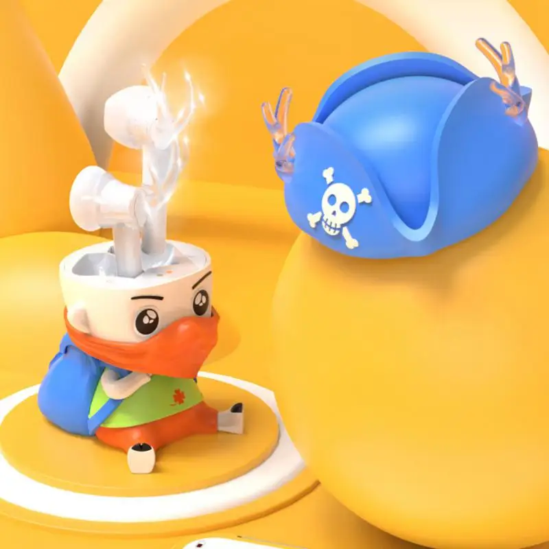 

TWS Wireless Headphones Creative Cartoon Deer-doll Shape Bluetooth 5.1 Intelligent Game Headset Cute Glowing Antlers Earphones