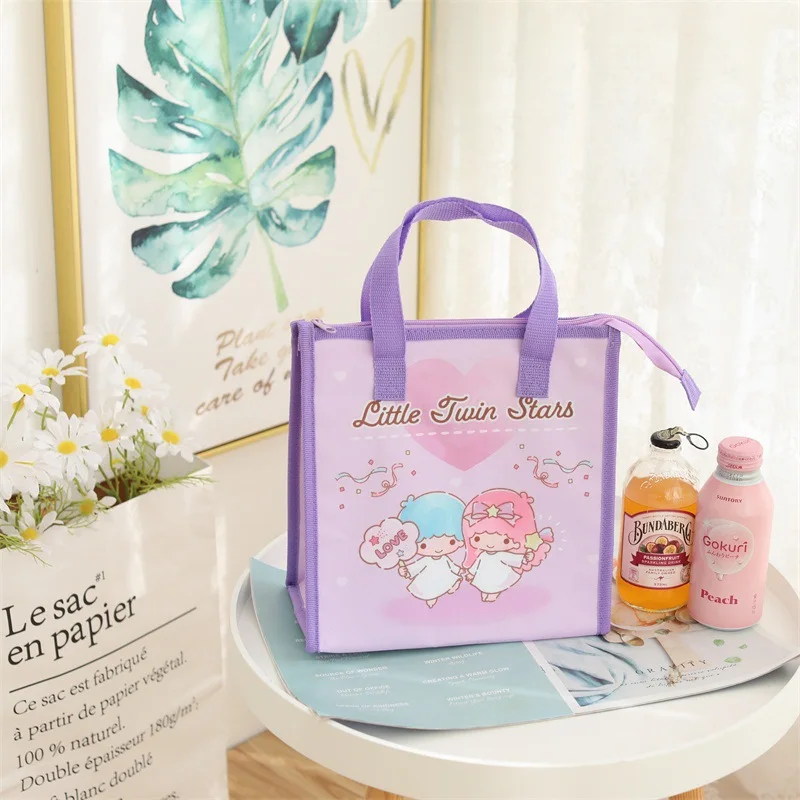 Аниме Cinnamoroll Purin Dog Kuromi My Melody Kt Cat Портативная сумка для хранения Kawaii милый