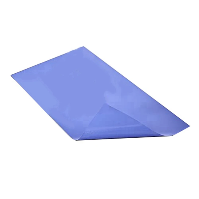 

1 Piece Anti-Scratch Protector Anti-Slip Silicone Blue For Induction Cooktop, (52 X 78 Cm)