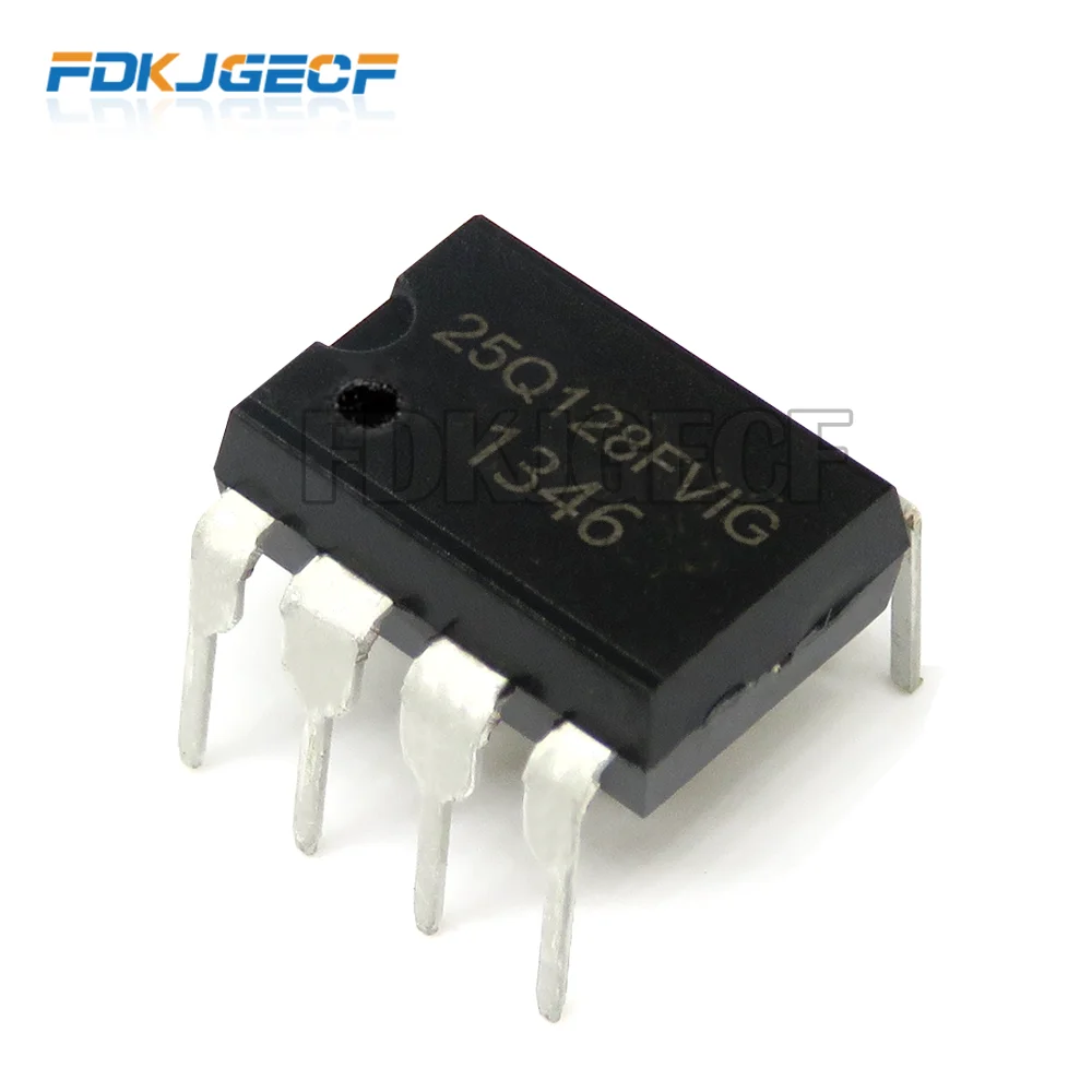 2 шт. W25Q128FVIQ 25Q128FVIQ W25Q128 DIP8 Новая фотография