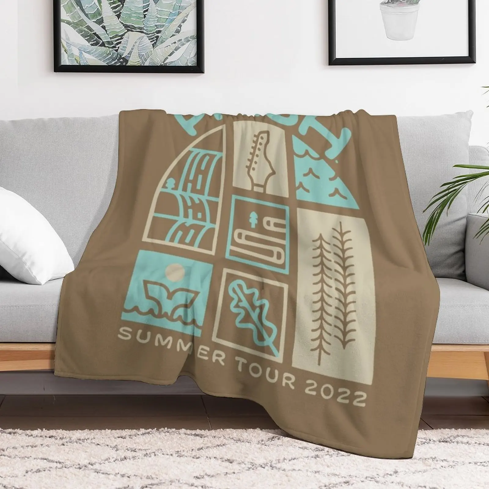 Фото Плед Phish Roadie Summer Tour, теплый и уютный плед для гостиной и дивана №2