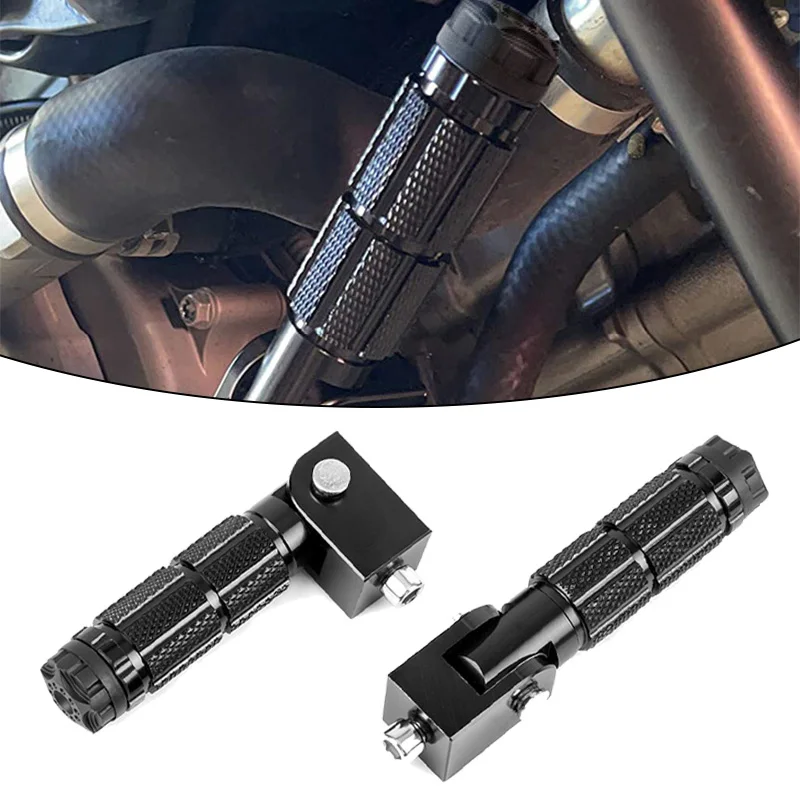 1 пара M8 универсальная складная подставка для заднего сиденья мотоцикла подножки