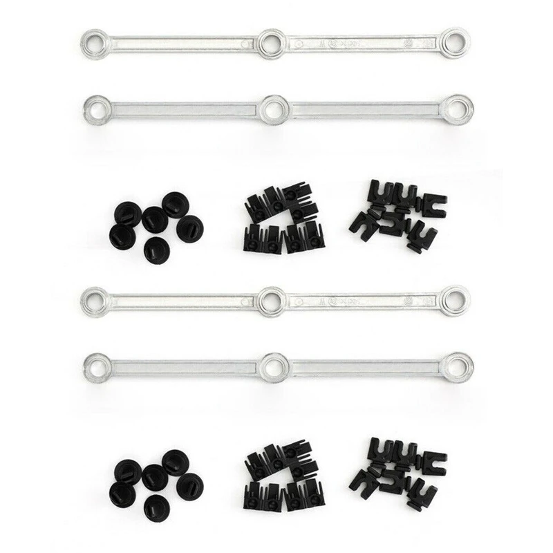 

2X 6420903237 Intake Manifold Runner Connecting Rods Aluminum For Mercedes 3.0L V6 OM642