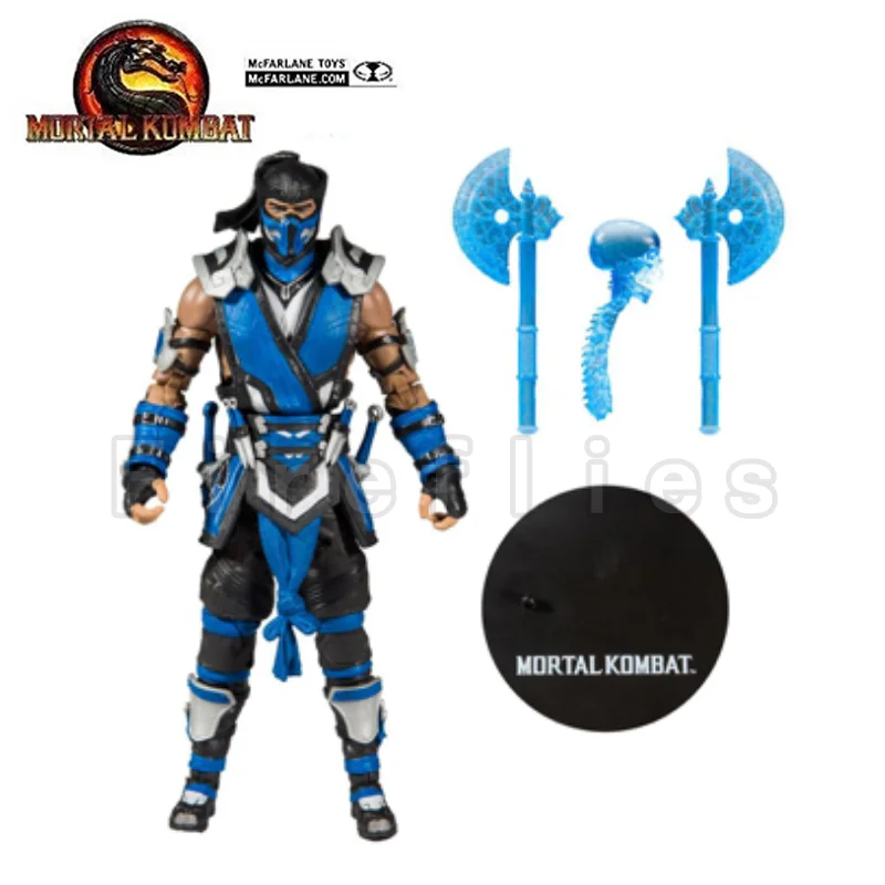 

7inches McFARLANE Action Figure Mortal Kombat XI Sub-Zero Anime Model For Gift Free Shipping