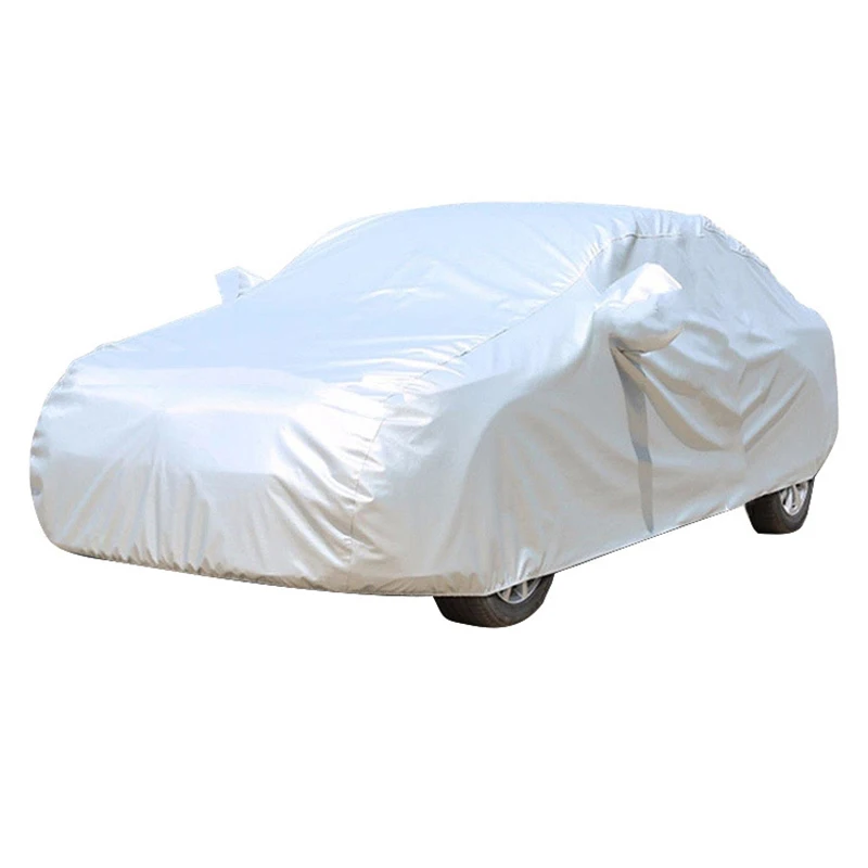Oxford Cloth Car Cover, Sunscreen, Rainproof and Heat insulation four seasons universal plus velvet thickened Dust-proof